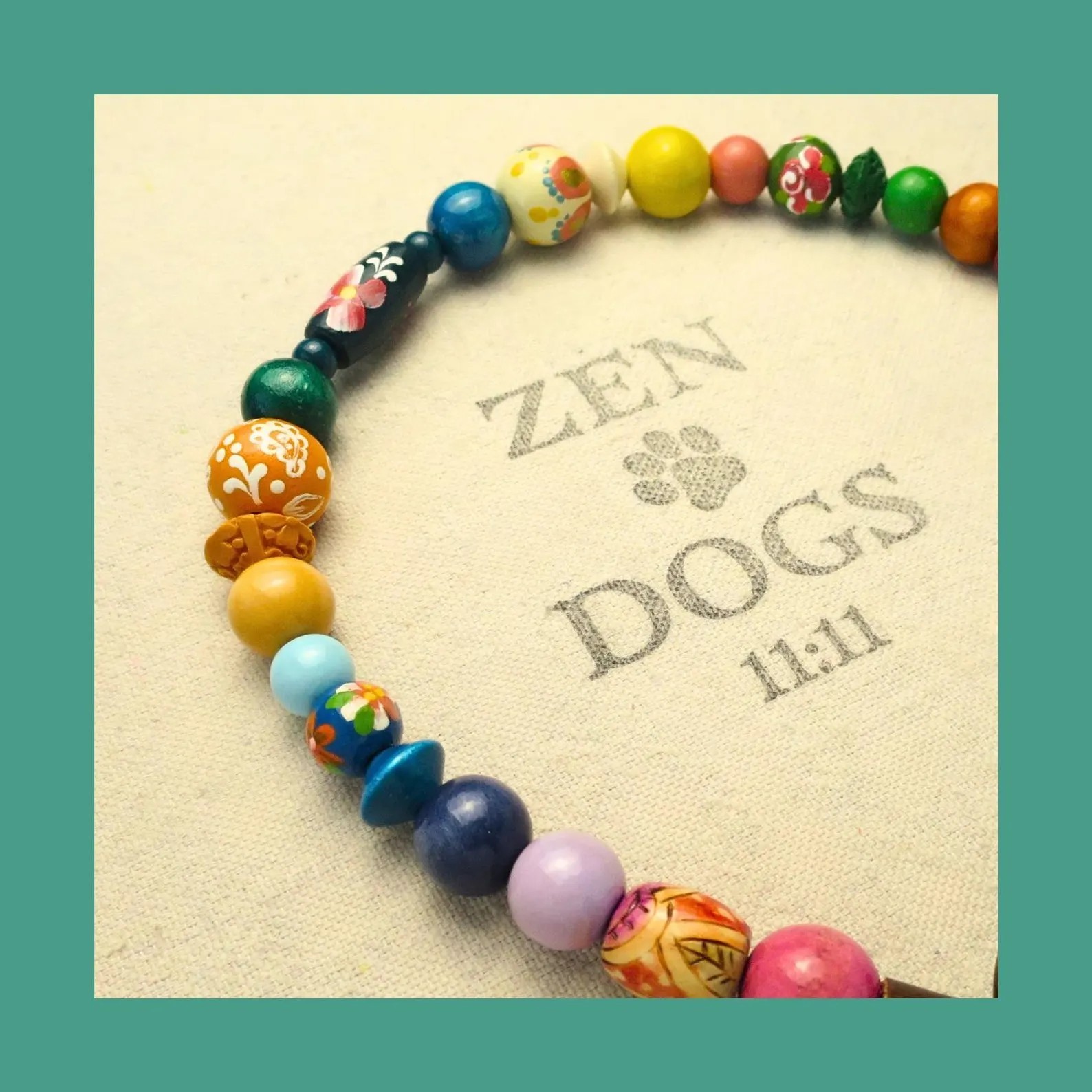 Awakening Bloom Beaded Dog Necklace - Image 2