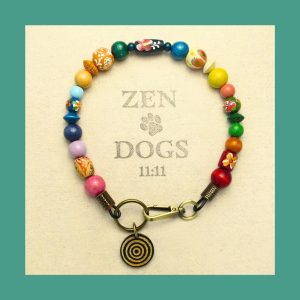 Awakening Bloom Beaded Dog Necklace