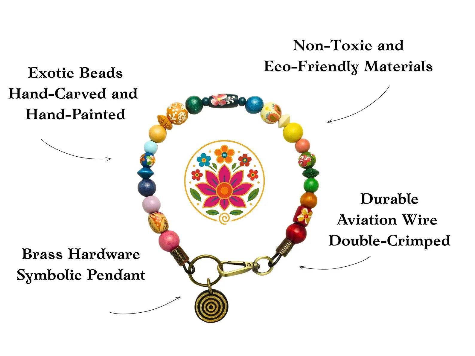 Awakening Bloom Beaded Dog Necklace - Image 6