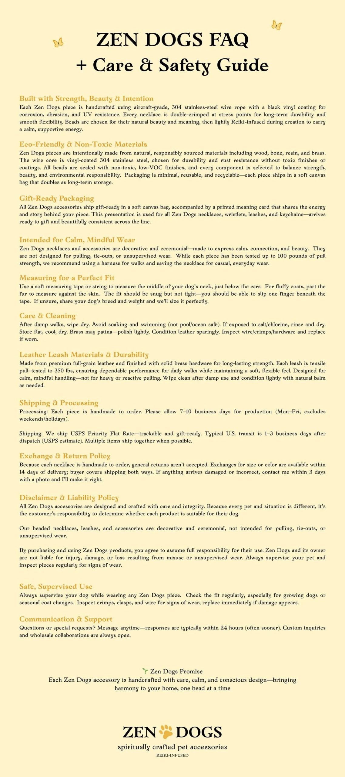 All Seeing Eye Beaded Dog Necklace - Image 14