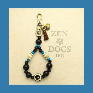 All Seeing Eye Beaded Wristlet Keychain