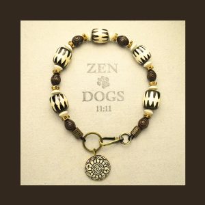 Balance Beaded Dog Necklace