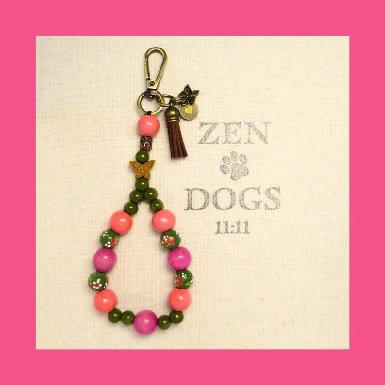 Buddha’s Butterfly Wristlet Keychain