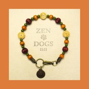 Gratitude Beaded Dog Necklace