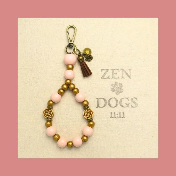 Cupid’s Rose Wristlet Keychain