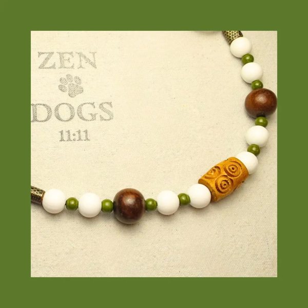 Nirvana Beaded Leather Dog Leash - Image 3